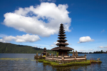 Pura Ulun Danu Beratan Hindu Temple Bali Indonesia