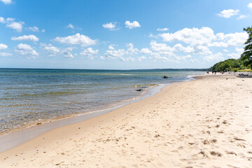 Karibischer Sandstrand in Schweden