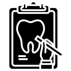 Dental CheckUp Reminder Vector Icon