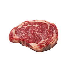 Fototapeta premium Raw Rib Eye Steak - A Perfect Cut for Culinary Delights