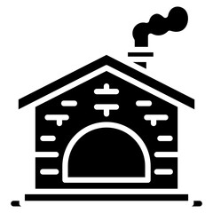 Bread Oven Vector Icon