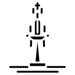 Village Square Vector Icon