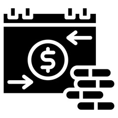 Recurring Payment Vector Icon