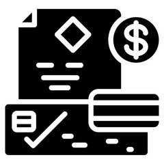 Invoice Payment Vector Icon