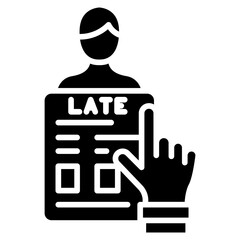 Late Check Out Vector Icon