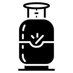 Gas Cylinder Vector Icon