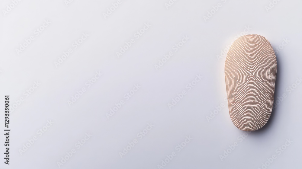 Poster law restriction policy concept. shoe imprint on a light surface with intricate patterns.