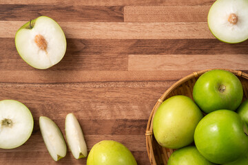 Fresh juicy delicious Taiwanese Milk Indian Jujube fruit.