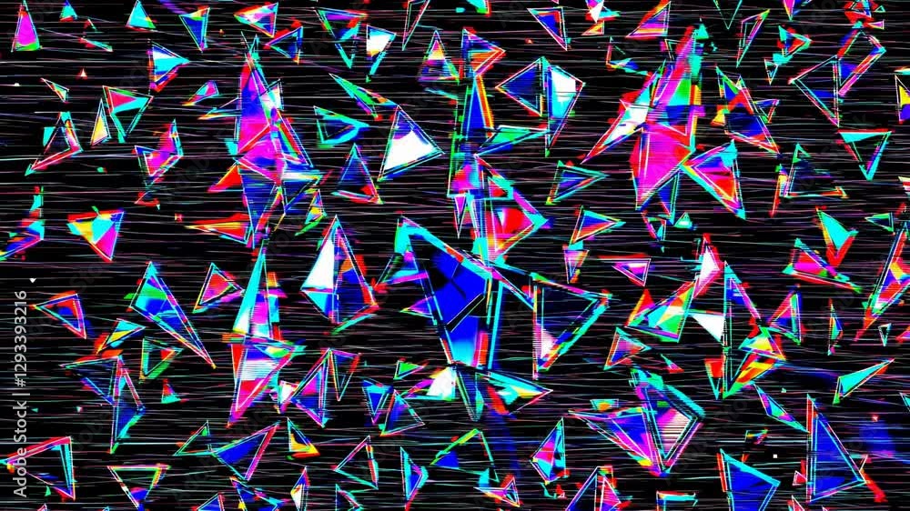 Poster abstract background with stars