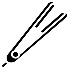 Hair Straightener Vector Icon