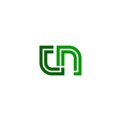 Initials Letter CN Logo
