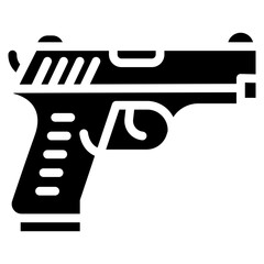 Handgun Vector Icon