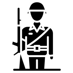 Infantry Unit Vector Icon