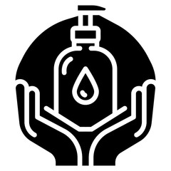 Hand Lotion Vector Icon