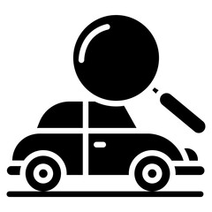 Undercover Car Vector Icon