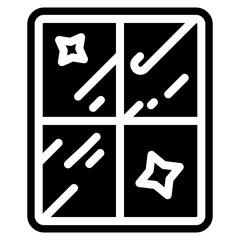 Frosted Window Vector Icon