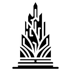 Ice Sculpture Vector Icon