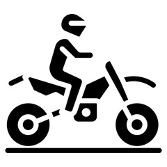 Dirt Bike Vector Icon
