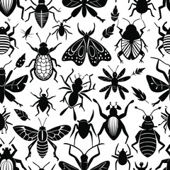  insect-icons-seamless-pattern