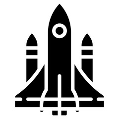 Space Shuttle Vector Icon