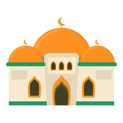 Cute Mosque Illustration