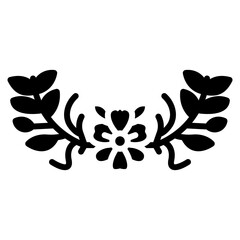 Autumn Garland Vector Icon