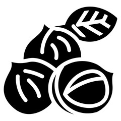 Chestnuts Vector Icon