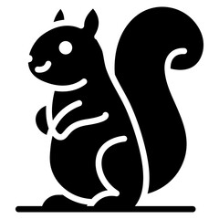 Squirrel Vector Icon
