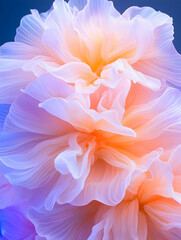 Fototapeta premium Abstract floral design, soft colors, delicate texture, for background, poster