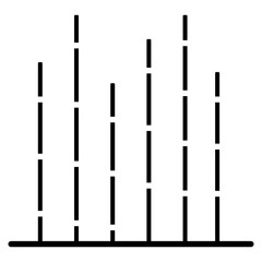 Bamboo Forest Vector Icon