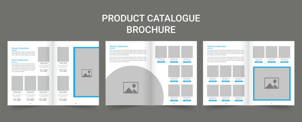Multipurpose product catalogue design layout, furniture product catalog design, catalogue template, business brochure catalogue template