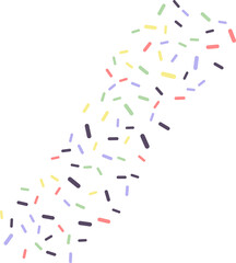 Colorful abstract sprinkles background 