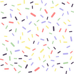 Colorful abstract sprinkles background 