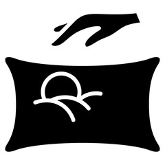 Feeding Pillow Vector Icon