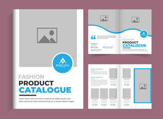 Modern interior design portfolio layout template, Interior design magazine layout for home decoration or brand identity guidelines brochure.  Furniture brochure set, Product catalogue template