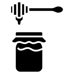 Honey Drizzle Vector Icon