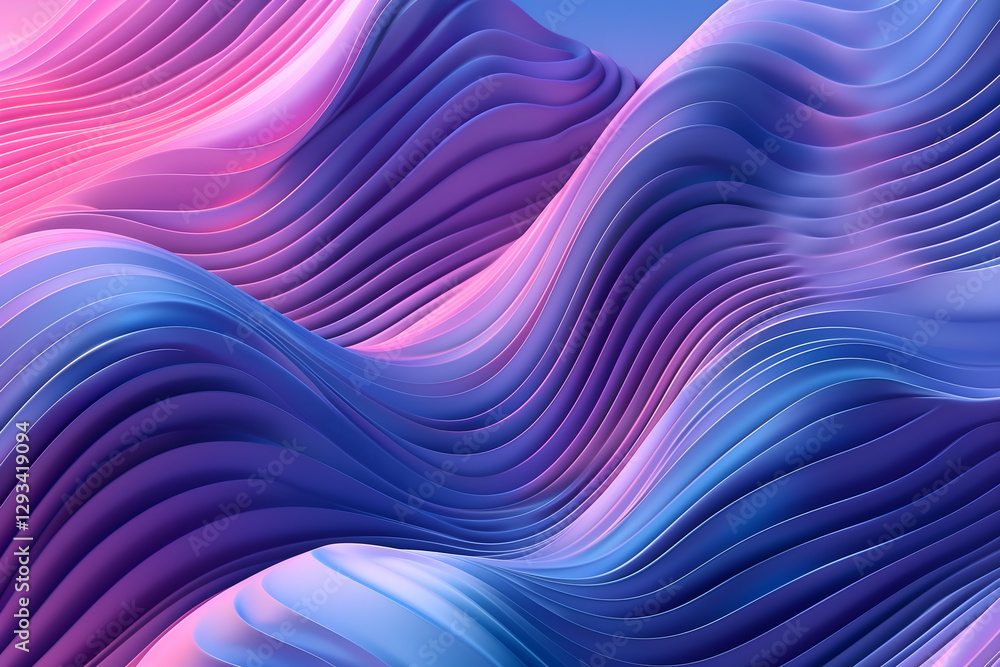 Poster gradient linear waves