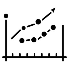 Predictive Model Vector Icon