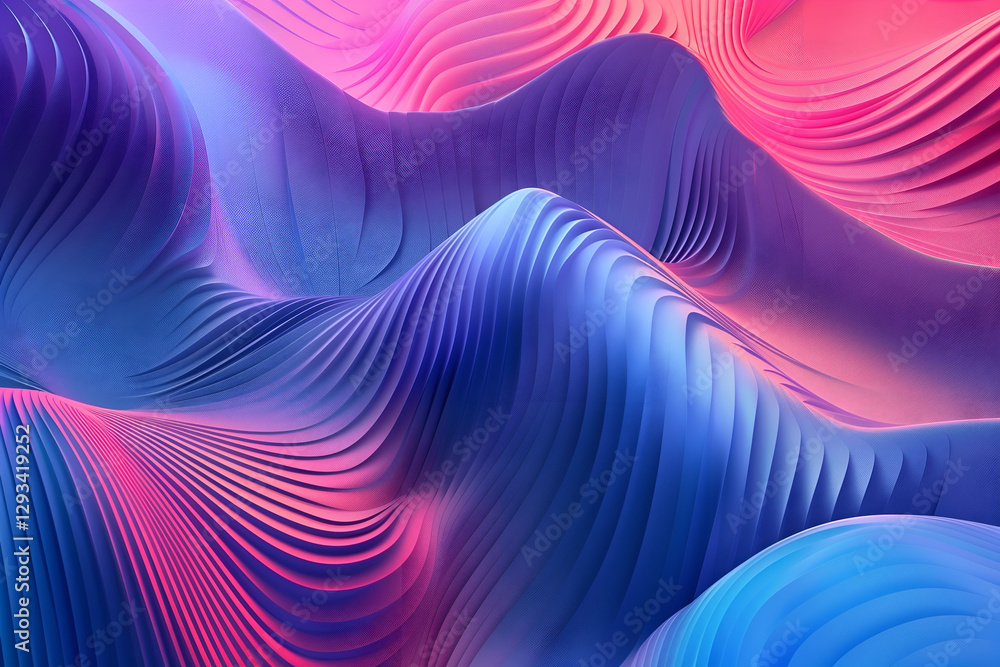 Poster gradient linear waves