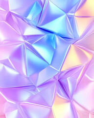 Obraz premium Abstract holographic geometric shapes