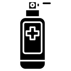 Antiseptic Spray Vector Icon