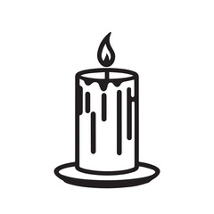 candle design vector