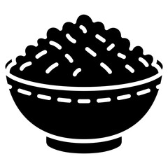 Sticky Rice Vector Icon