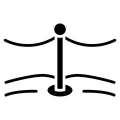 Boundary Marker Vector Icon