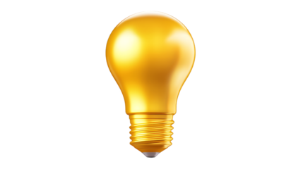 Illuminating innovation, bright light bulb on green background symbolizing ecofriendly ideas