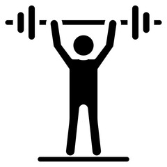 Power Clean Vector Icon