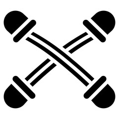 Resistance Band Vector Icon