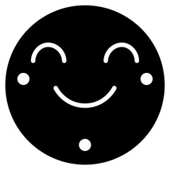 Smiling Face Vector Icon