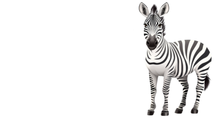 Striking zebra portrait, majestic animal posing by a wall in natural habitat