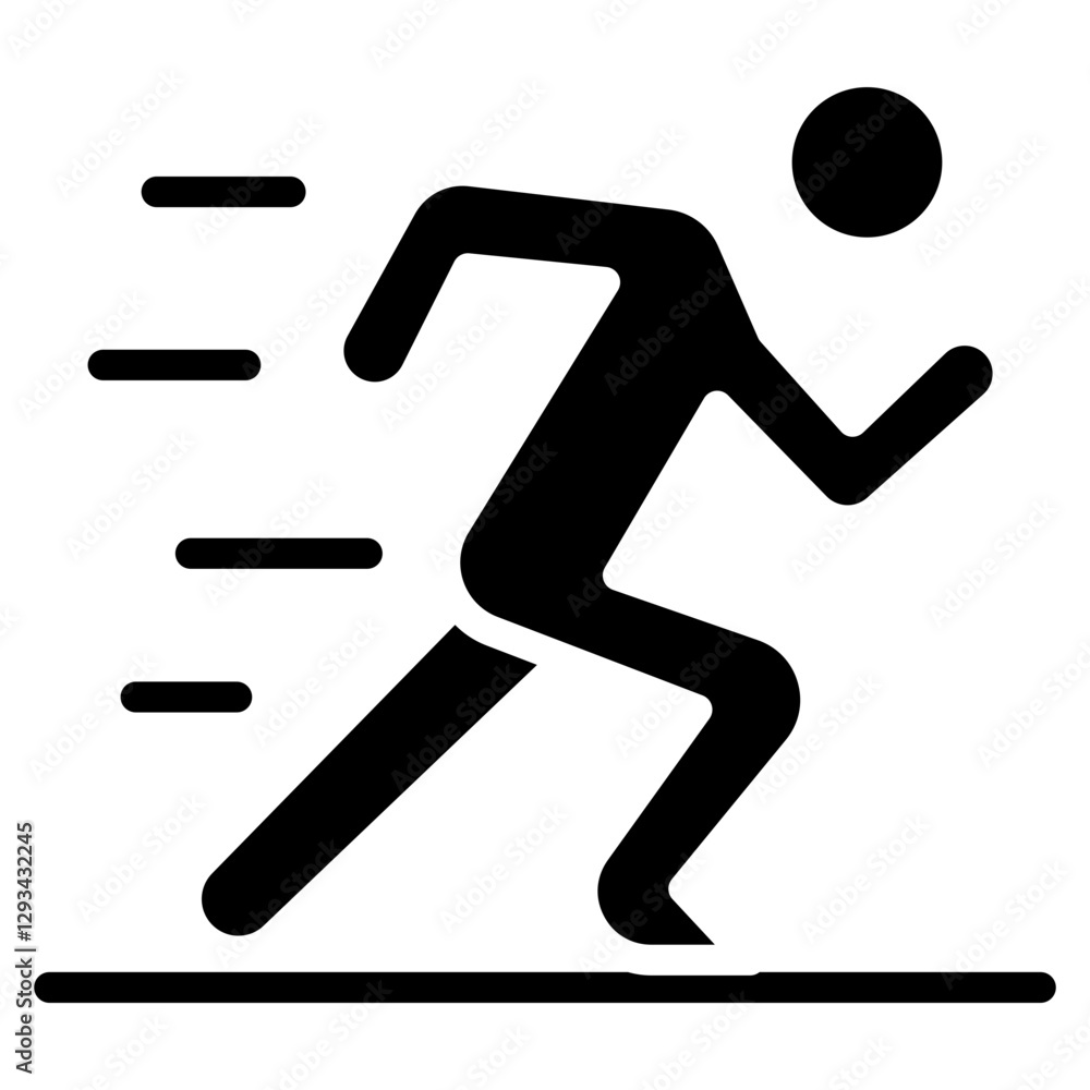 Poster exercise library vector icon